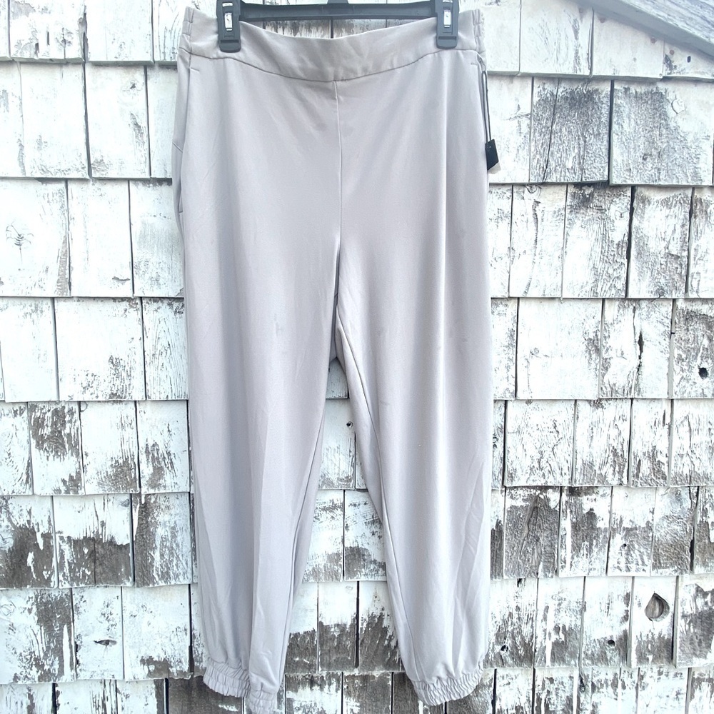 Nicole Miller Joggers Tan Pants